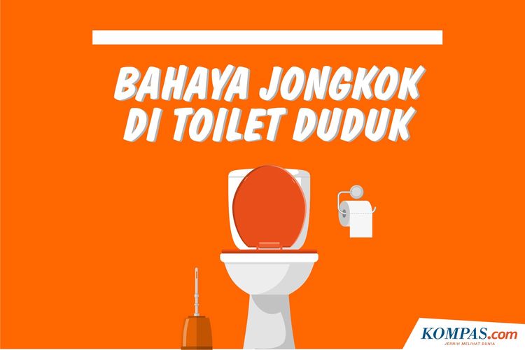 Infografik: Bahaya Jongkok di Toilet Duduk