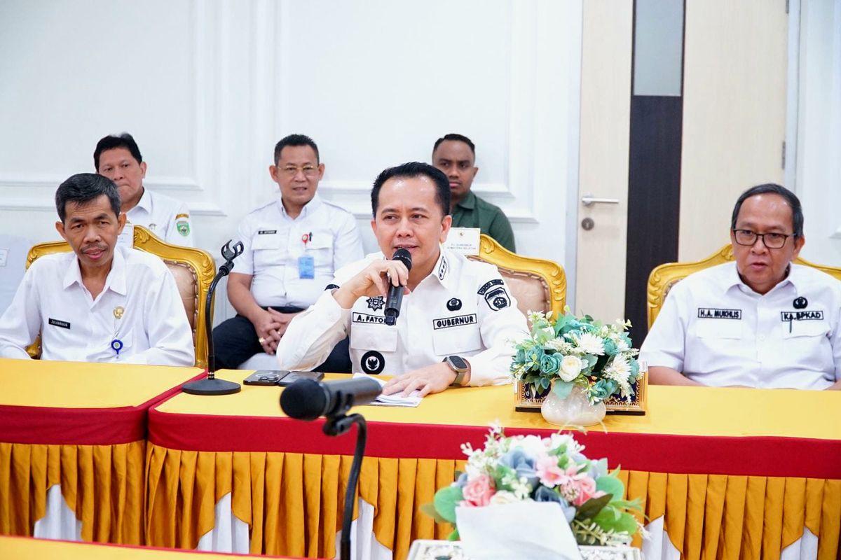Pj Gubernur Sumatera Selatan Agus Fatoni. 