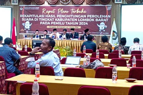 Dua Kecamatan Jadi Sorotan, Ratusan Polisi-TNI Amankan Rekapitulasi KPU Lombok Barat
