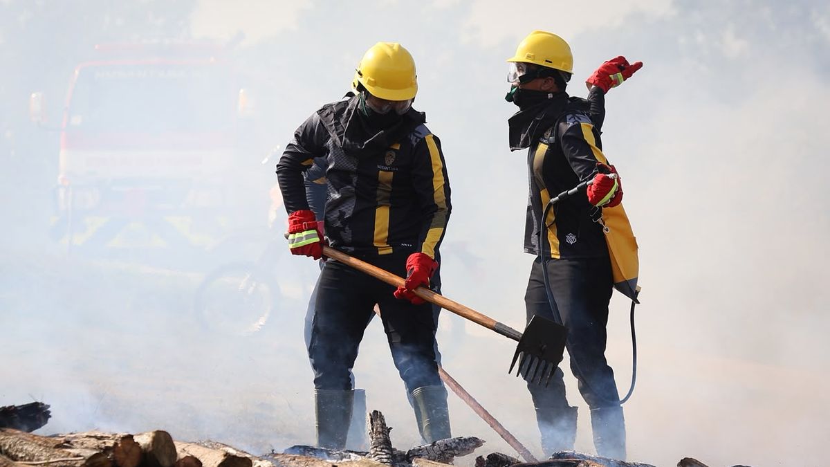 Juli Ini Hotspot Bertambah, Otorita IKN Gelar Simulasi Karhutla
