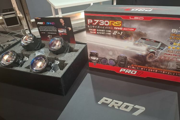 PRO7 bersama RANS resmi meluncurkan produk kolaborasi terbaru berupa paket lengkap lampu mobil premium bernama P730RS.