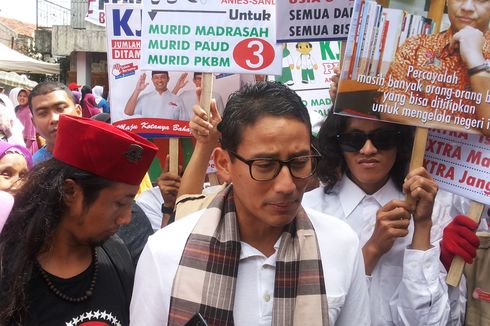 Sepakat dengan Kapolda, Sandi Setuju Sidang Tuntutan Ahok Ditunda