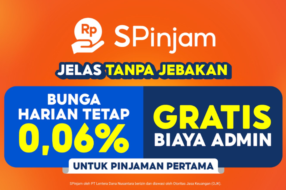 Jelas Tanpa Jebakan, SPinjam Tawarkan Bunga Harian Tetap dan Gratis Biaya Admin untuk Pinjaman Pertama