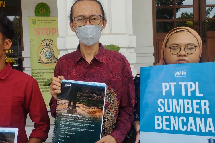Walhi Gugat Intervensi Kasus Bencana Ekologis Tapanuli, Tuntut Toba Pulp Lestari Rp 2,6 Triliun