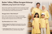 Butter Yellow Jadi Tren Warna Lebaran, Cocok untuk Seragam Keluarga