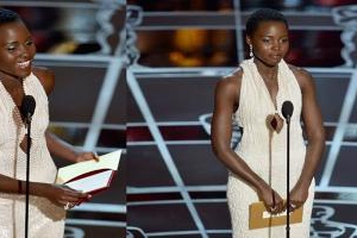 Gaun fantastis rancangan Calvin Klein yang dikenakan Lupita Nyong'o saat menghadiri perhelatan Oscar 2015 ini, memang dikabarkan memiliki harga yang fantastis. 