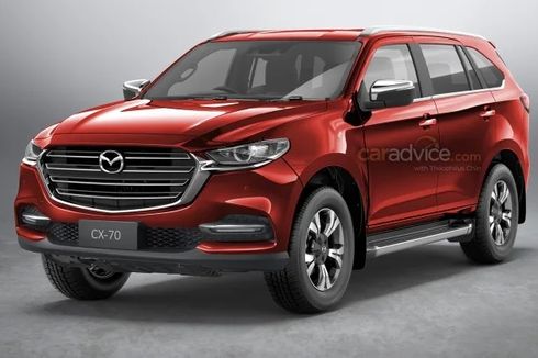 Rumors Kehadiran Mazda CX-70, Calon Rival Fortuner dan Pajero Sport