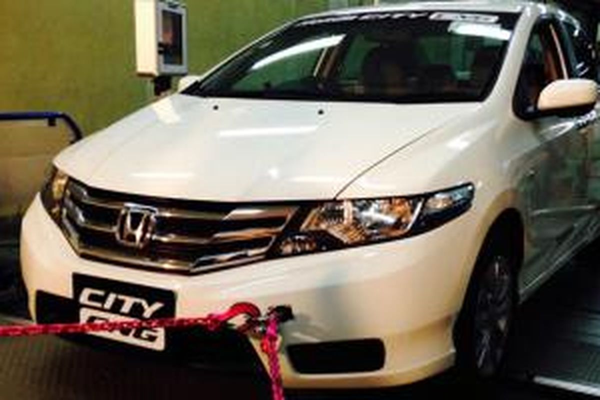 Honda City CNG akan melalui serangkaian tes di BPPT.