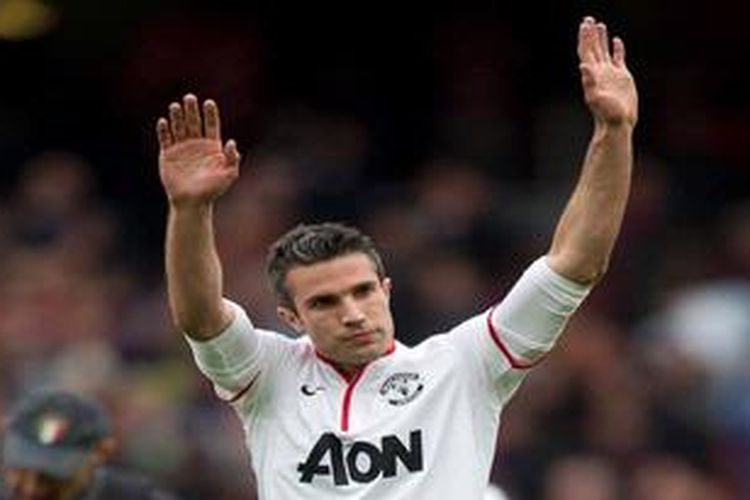 Penyerang Manchester United, Robin van Persie.