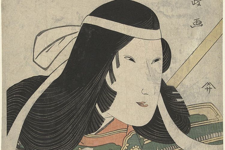 Lukisan Tomoe Gozen oleh Utagawa Kunimasa. [Via Wikimedia Commons]