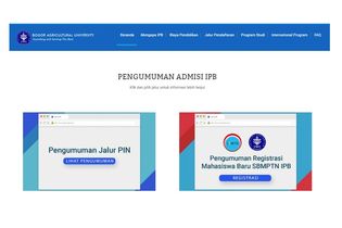 Jadwal dan Cara Registrasi Mahasiswa IPB dari Jalur SBMPTN