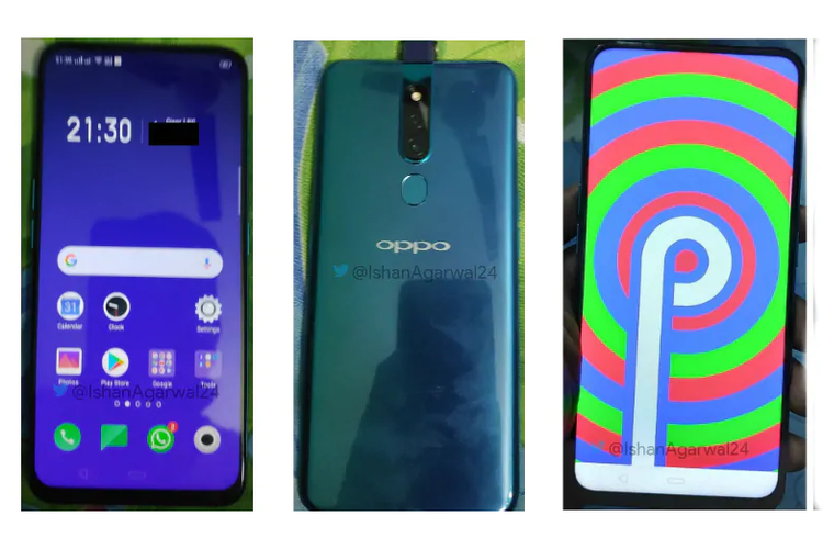 Smartphone misterius Oppo dengan kamera pop-up