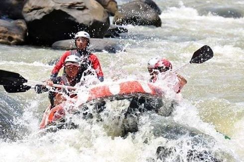 Wisata Desa Langgason Nunukan, Rafting di Sungai Perbatasan RI-Malaysia