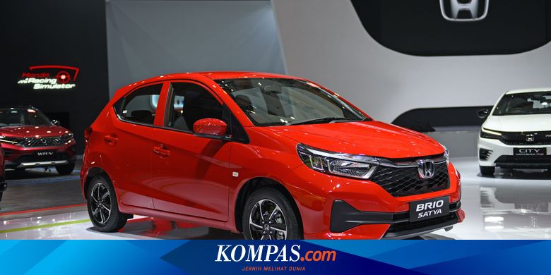 Intip Spesifikasi Honda Brio Satya E CVT yang Dipamerkan di IIMS 2024