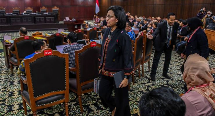 Dalam Sidang MK, Sri Mulyani Akui Bagi-bagi Beras 10 Kilogram Bukan Bagian Bansos