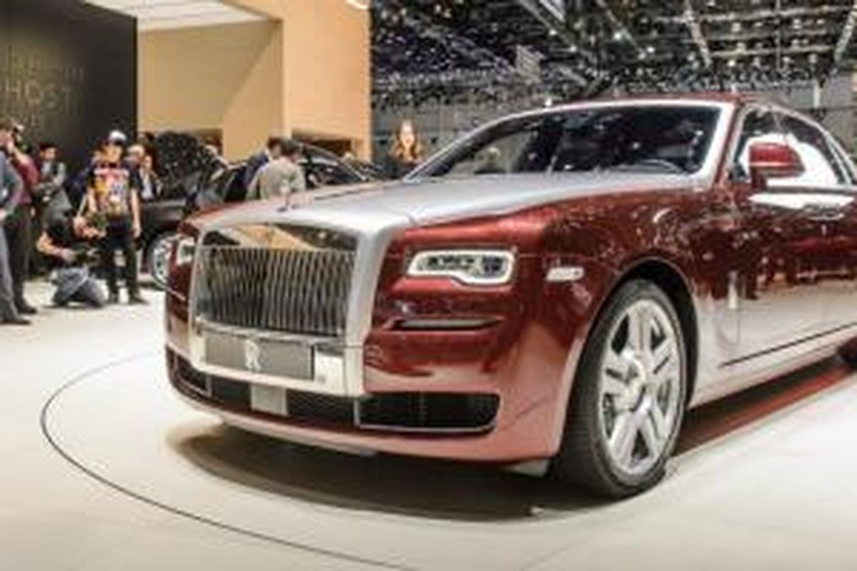 Rolls-Royce Ghost II unjuk gigi di Geneva Motor Show 2014.