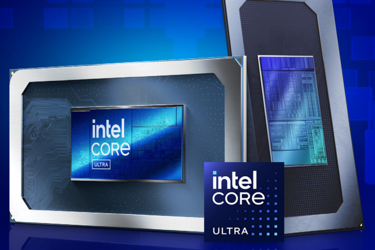 Ilustrasi prosesor Intel Core Ultra 200HX Series.