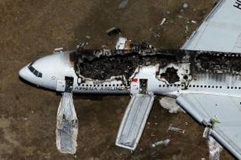 Korban Tewas Jatuhnya Asiana Airlines Dipastikan 2 Orang