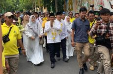 Bonie dan Bagus Daftar Pilkada Madiun, Berkalung Kembang Ronce