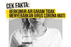 INFOGRAFIK: Hasil Cek Fakta, Berkumur Air Garam Tidak Menyebabkan Virus Corona Mati