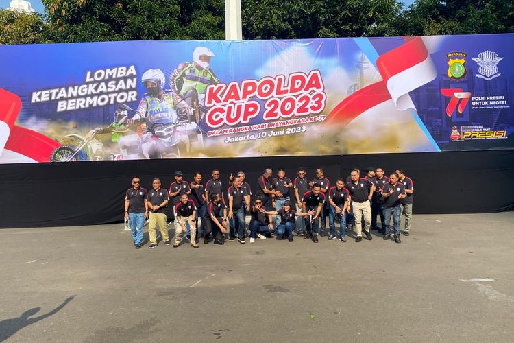 Lomba ketangkasan bermotor polisi Polda Metro Jaya