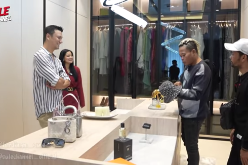 Sule Takjub Lihat Ruang Wardrobe Titi Kamal dan Christian Sugiono, Banyak Barang Branded