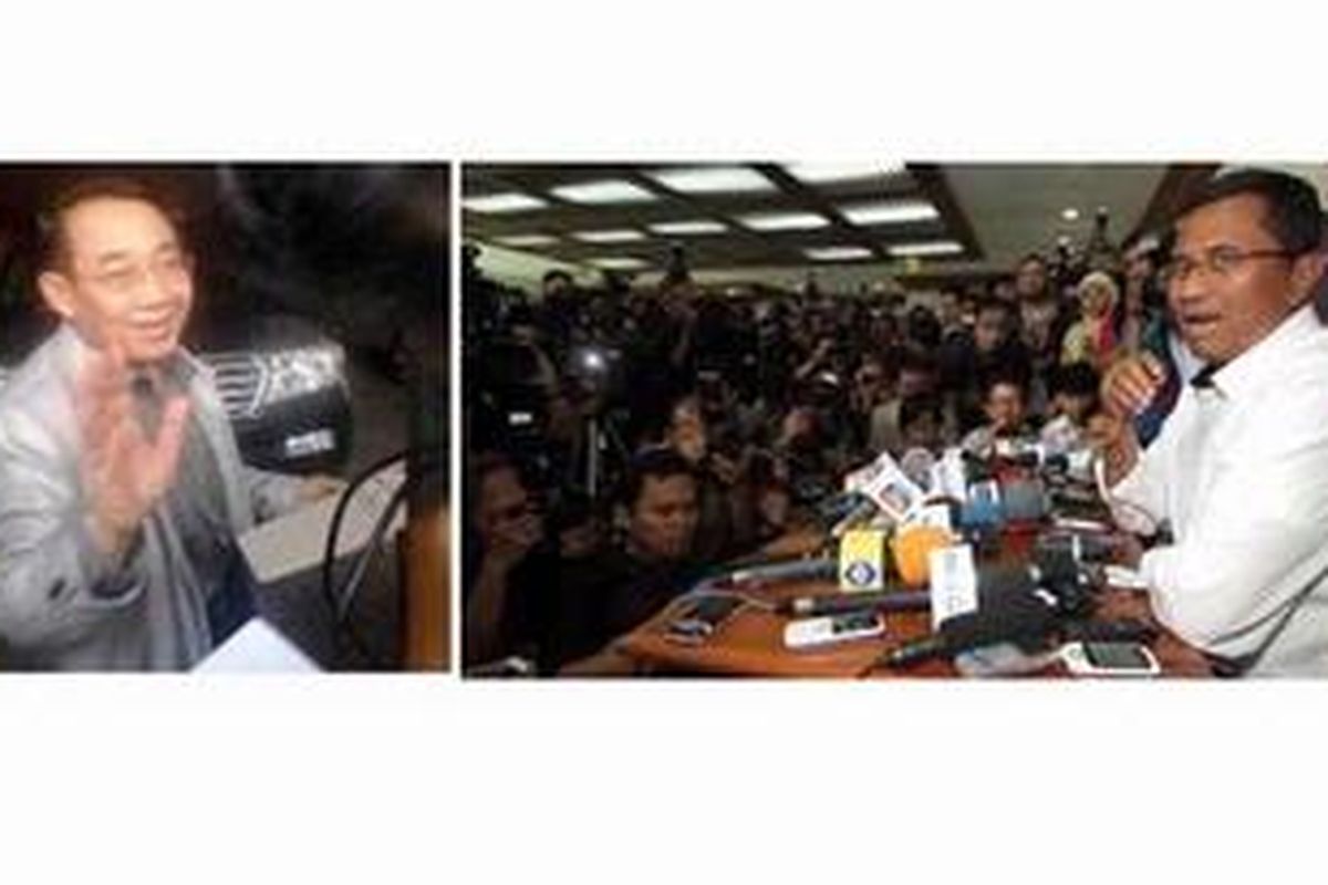 Sumaryoto (kiri) dan Dahlan Iskan (kanan)