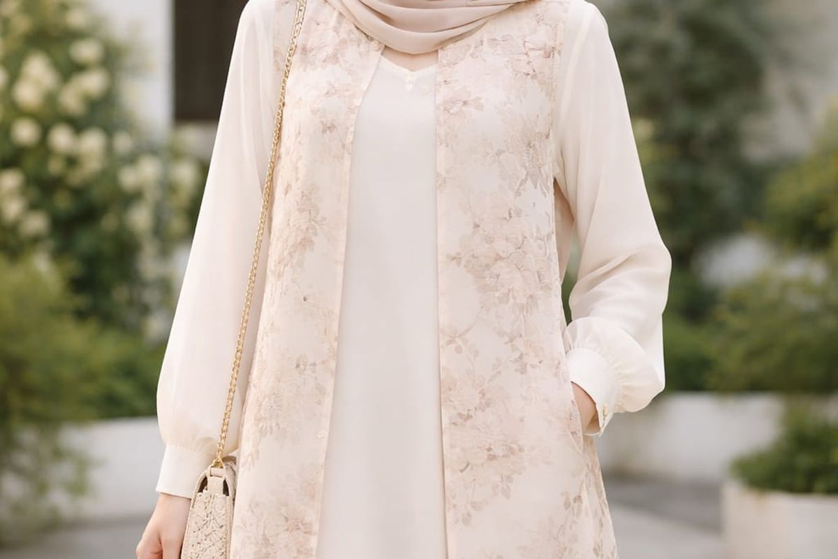 Rompi lepas floral (AI)