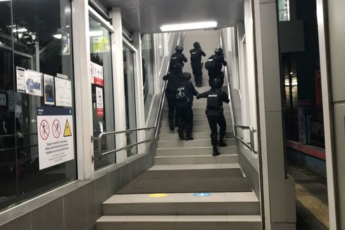 Simulasi Penanganan Bom dan Aksi Terorisme Digelar di Stasiun MRT Lebak Bulus