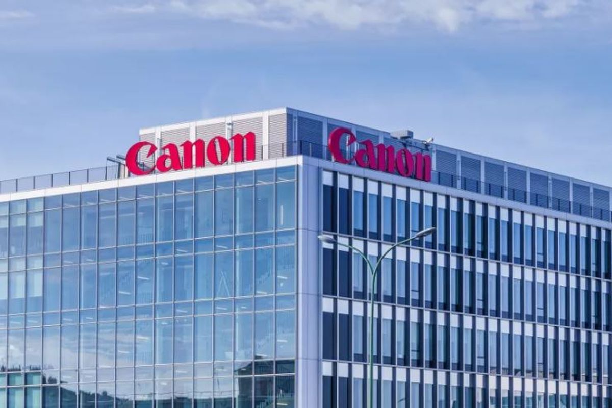 Ilustrasi kantor Canon.