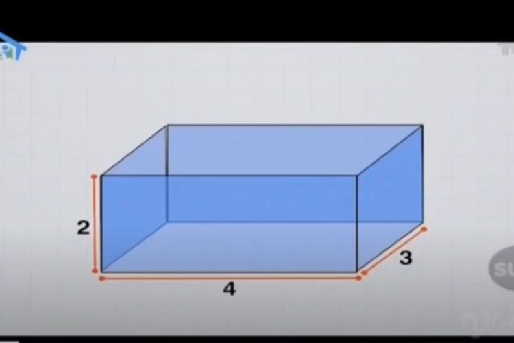 Tangkapan layar belajar matematika di TVRI