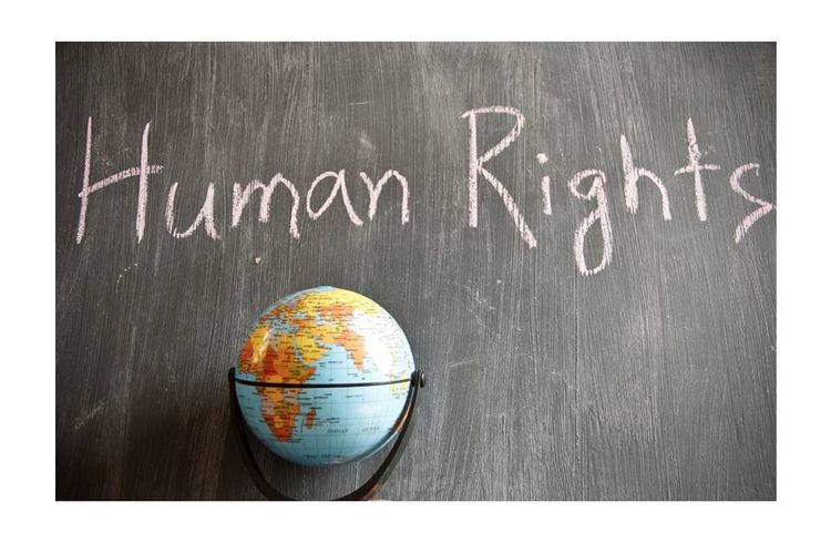 Ilustrasi hak asasi manusia.