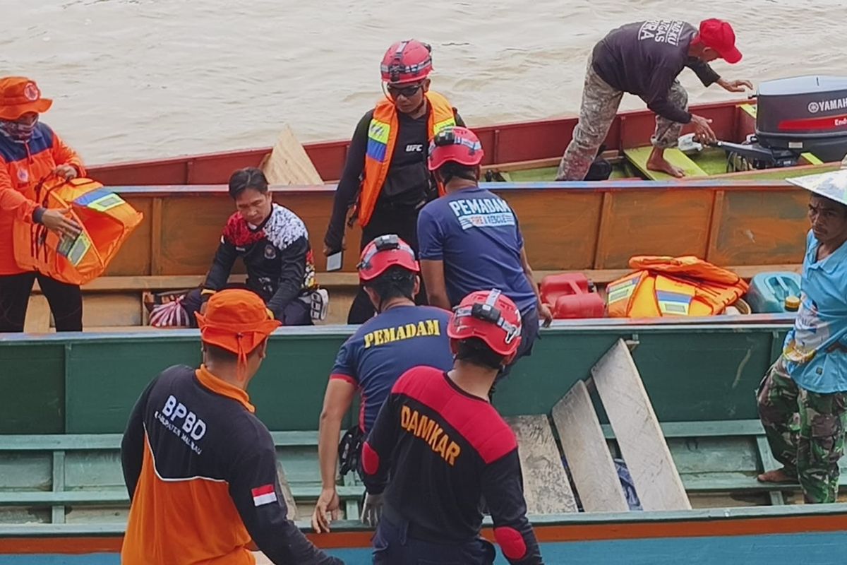 Detik-detik Suami Gagal Selamatkan Istri saat Perahu Tenggelam di Sungai Malinau