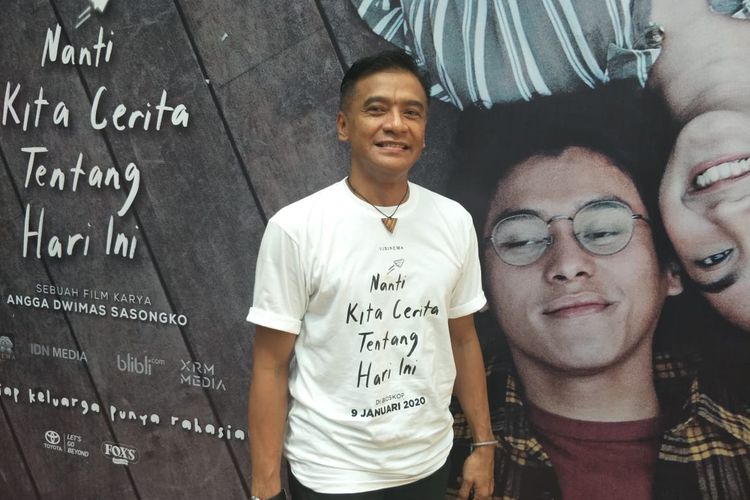 Aktor Donny Damara saat ditemui di kawasan Cilandak, Jakarta Selatan, Selasa (19/11/2019).