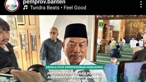 Unggah Konten Presiden Boleh Kampanye, Pemprov Banten Disebut Cari Muka