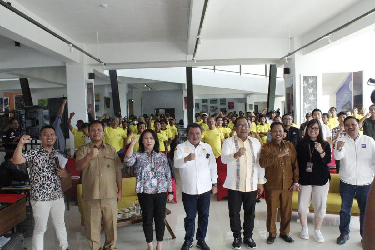 Sosialisasi Sinergi BPH Migas dan DPR RI Tahun Anggaran 2023 di Kabupaten Humbang Hasundutan, Sumatera Utara, Selasa (21/3/2023).
