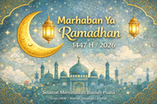Poster Ramadhan 2026: Contoh Tarhib, Spanduk Masjid, hingga Karya Anak SD