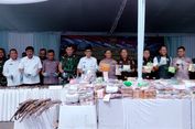 Pemprov Lampung Dukung Pemusnahan 119,1 kg Sabu dan 166 Senpi Rakitan 
