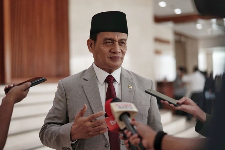 Anggota Komisi III DPR dari Fraksi Partai Gerindra Muhammad Syafii di Kompleks Parlemen, Senayan, Jakarta, Selasa (28/5/2019). 