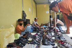 Kisah Sunardi, Penjual Sepatu Bekas sejak 1980-an di Semarang untuk Bertahan Hidup