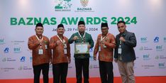 Sukses Gerakkan Program-program Zakat di Siak, Bupati Alfedri Dapat Penghargaan dari Baznas RI
