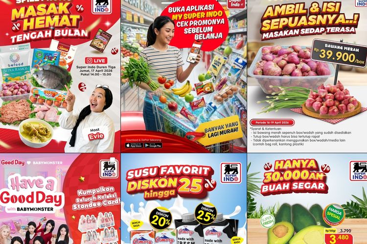 Promo Superindo Hari Ini 17 April 2026, Ada Diskon untuk Buah-buahan Segar