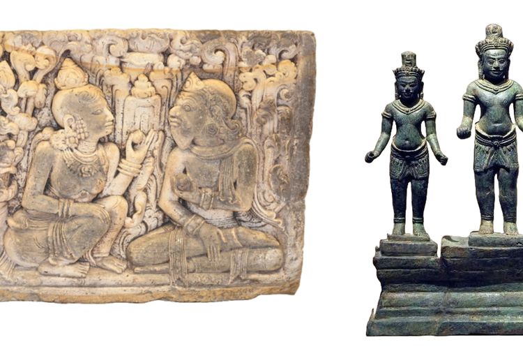 Artefak asal Indonesia dan Kamboja yang dikembalikan AS [Dok. Kejaksaan Distrik Manhattan].