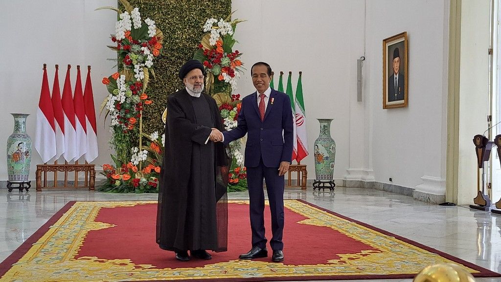 Jokowi Terima Kunjungan Presiden Iran di Istana Kepresidenan Bogor