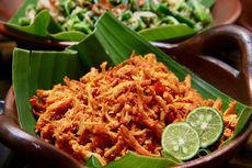 Resep Ayam Suwir Bumbu Rujak untuk Lauk Nasi Hangat