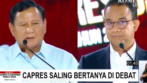 Prabowo Mengumpat Usai Anies Singgung Lahan 340.000 Hektar
