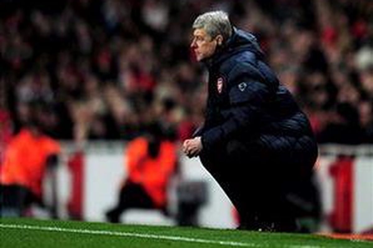 Pelatih Arsenal, Arsene Wenger.