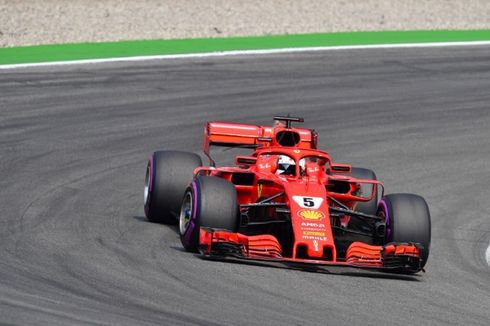 Vettel Puas dengan Kinerja Ferrari Saat Pra-musim di Barcelona