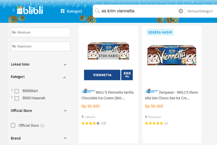 Harga deals viennetta walls