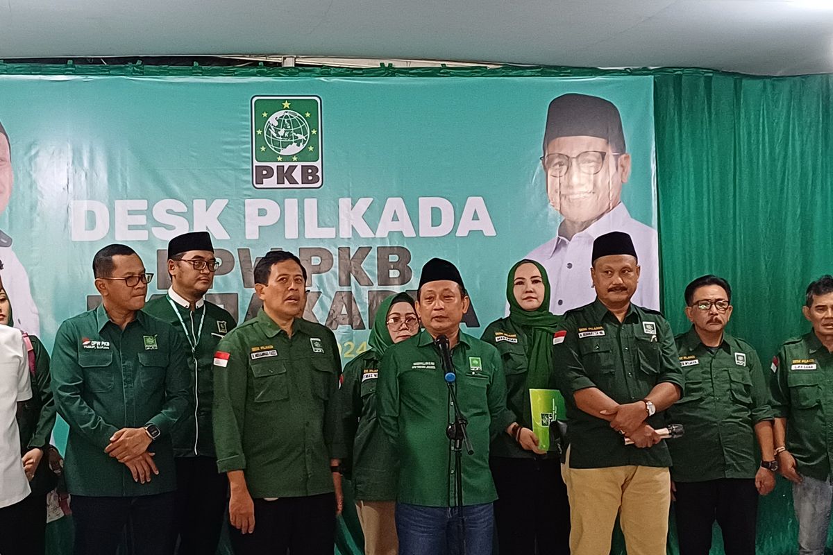 Dewan Pengurus Wilayah (DPW) Partai Kebangkitan Bangsa (PKB) DKI Jakarta resmi mengusulkan nama Anies Baswedan sebagai calon gubernur (cagub) untuk kontestasi pemilihan kepala daerah (Pilkada) Jakarta 2024 di kantornya, Rabu (12/6/2024).